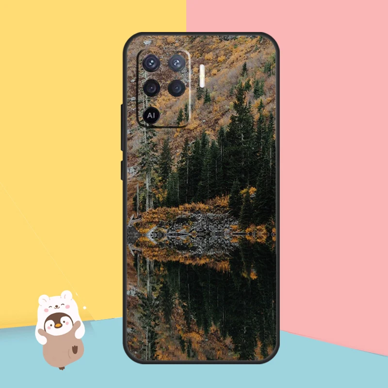 Горный чехол для Oppo A16 A76 A96 A60 A40 A80 A18 A38 A58 A78 A98 A15 A54 A74 A94 A17 A57 A6 A5 Pro