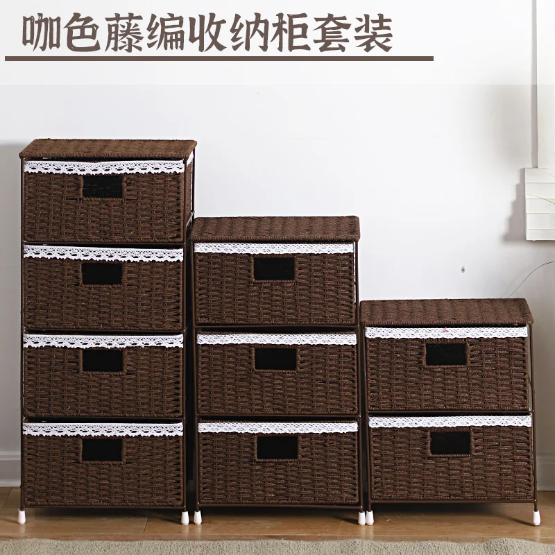 Simple storage cabinet for household bedroom storage, sturdy and durable rental room, modern and minimalist organizing cabinet