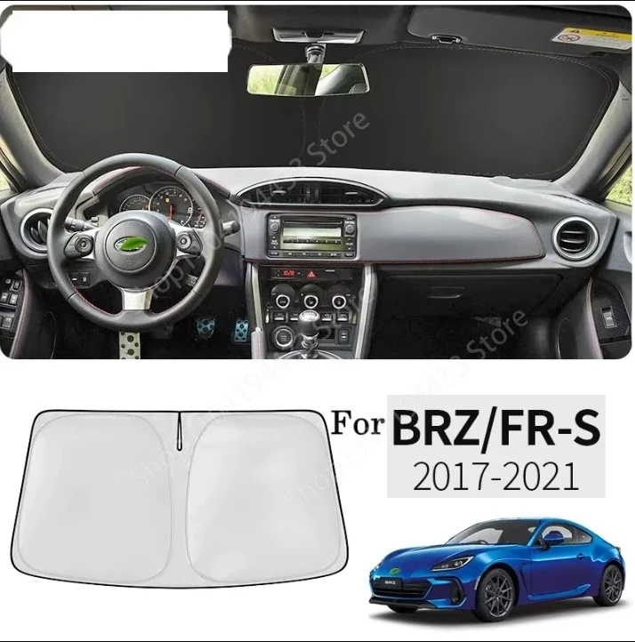 

Front Window Sun Shade Nano-Insulat Windshield Sunshade Visor Auto Interior Accessories For Subaru BRZ Toyota 86 FR-S 2017-2021