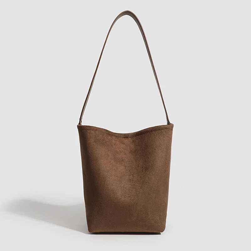 

Faux Suede Bucket Underarm Bags For Women Luxury Designer Handbags And Purses 2025 New In Vintage With Inner Pocket Shoulder