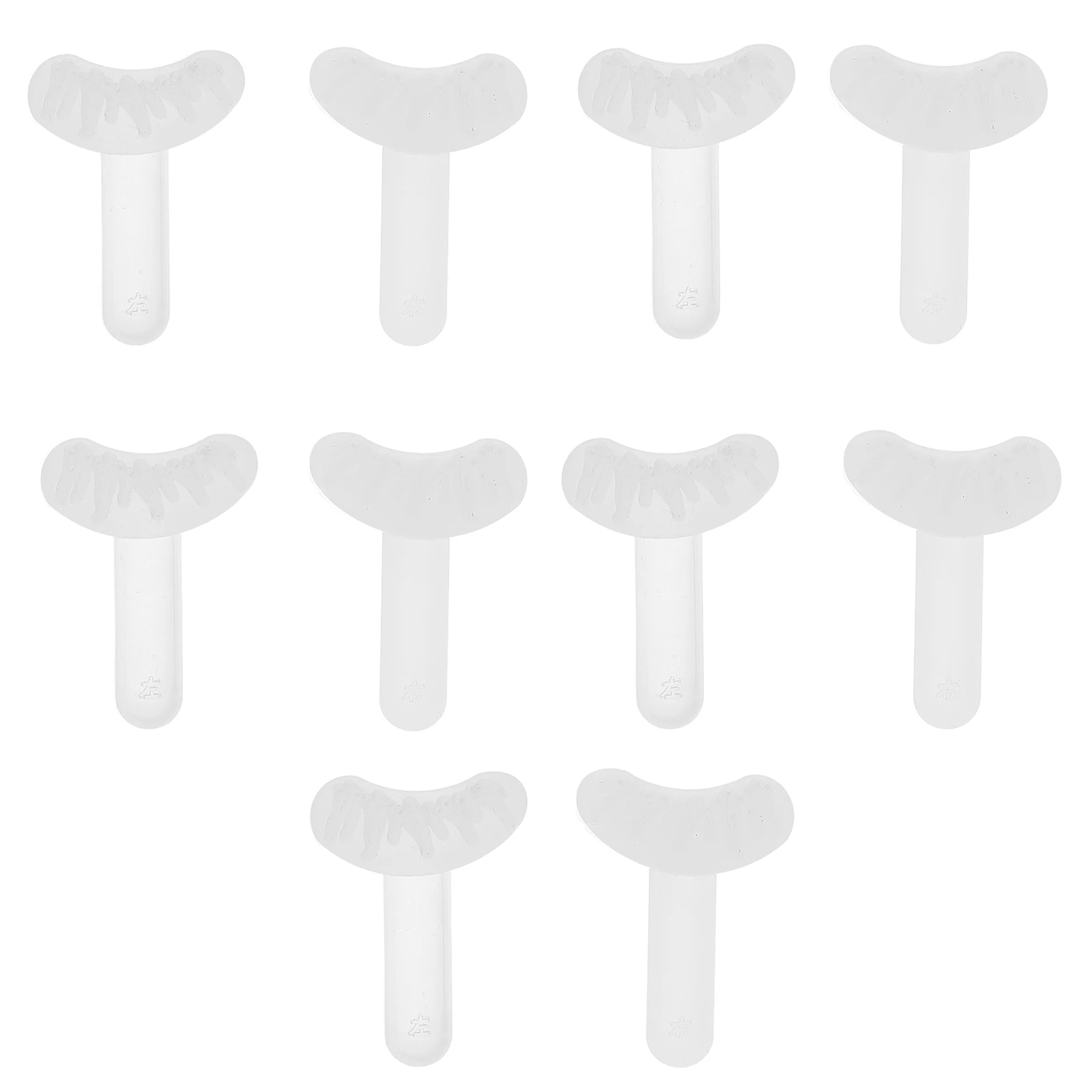 

Lower Lash Makeup Tool 10 Pairs Reusable Eyelashes Prints Stamp Soft Silicone Bottom Eyeliner Stamp Eyelash Stamps Practice