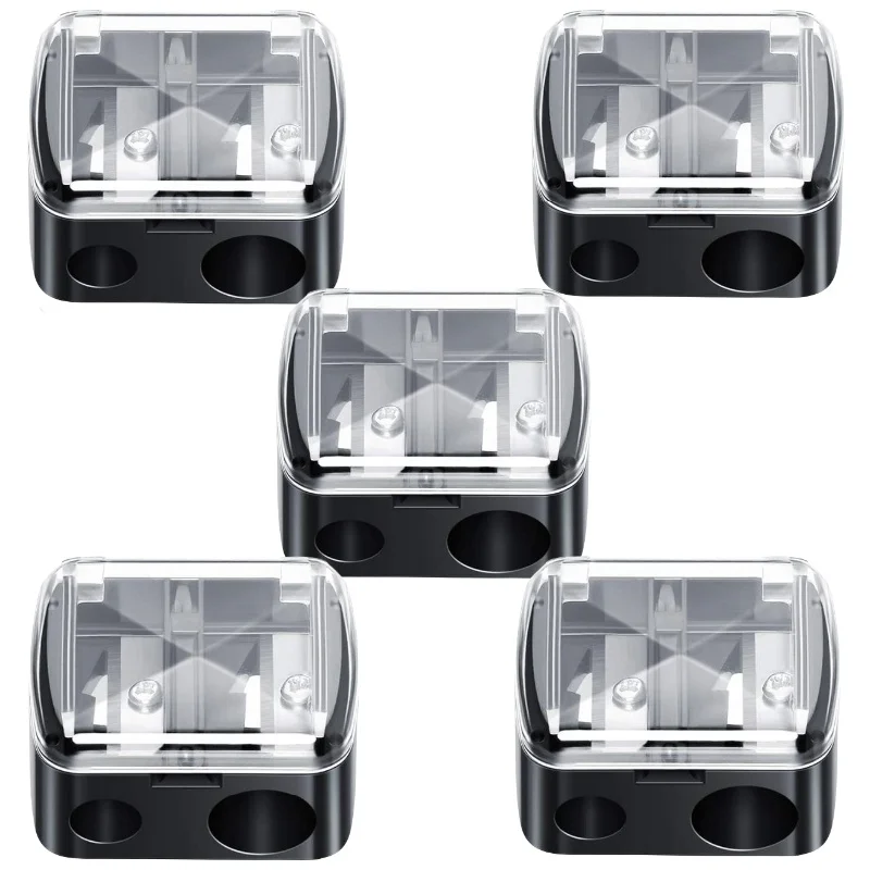 مجموعة من 5 براية قلم مكياج ، براية قلم تحديد العيون ، براية قلم تحديد الشفاه ، براية قلم تحديد الشفاه #1