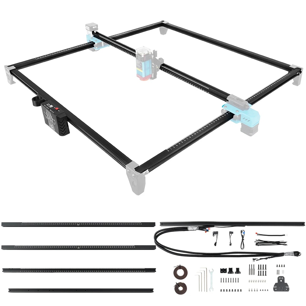 Two trees Laser Engraving Aluminum Profile Frame 600x600mm Laser Engraver Upgrade Kit For TTS-55 TTS-10 Pro CNC Laser Parts