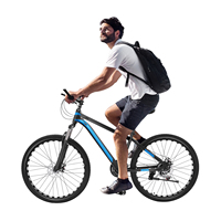 26 Inch 21-Speed Mountain Bike for 160-180cm Adults| Adjustable Height Exercise MTB All-Terrain Bicycle w/Disc Brakes Load 150kg
