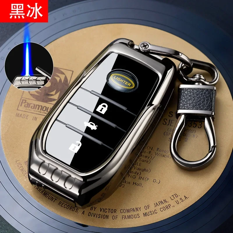 Creative Car Key Pendant Butane Gas Lighter Personalized Fashion Quirky Cool Gifts for Boyfriends