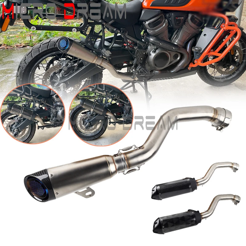 For Harley Pan America 1250 Modified Motorcycle Exhaust Pipe Full Muffller System Exhaust Mufflers Special RA1250S RA1250 21-24