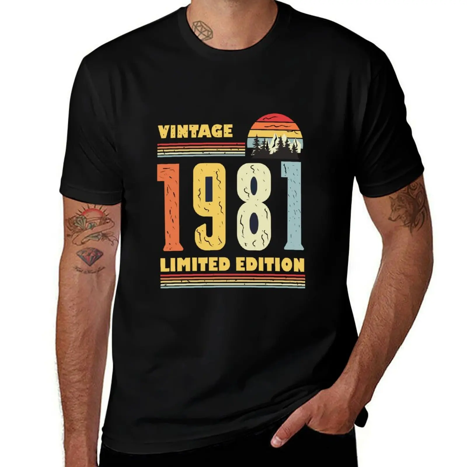 

vintage limited edition Personalize Vintage 1981 Limited Edition Long Sleeves For Men or Women, Born in 1981 Sweatshirt, T-Shirt