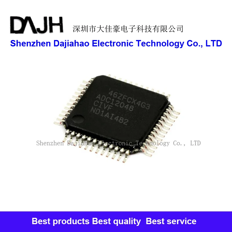 1pcs/lot ADC12048 ADC12048CIVF/NOPB IC ADC 12BIT SAR 44PQFP Integrated circuit chip in stocks