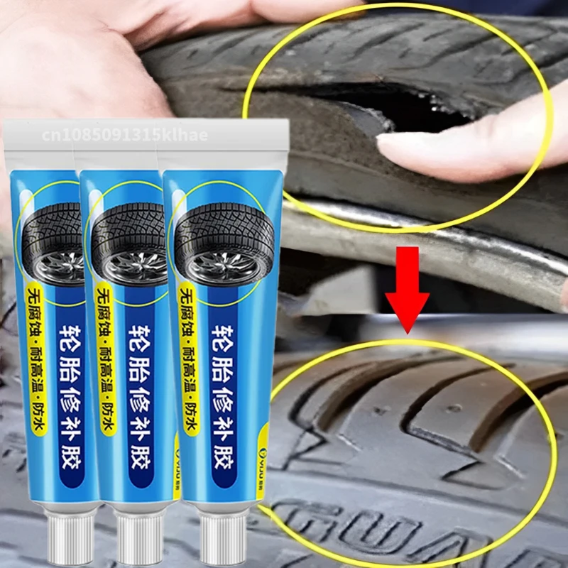 Tire Repair Black Liquid Powerful Rubber Car Instant Bonding Powerful Tool Wear Resistant Non-Corrosive Adhesive Leather Repair