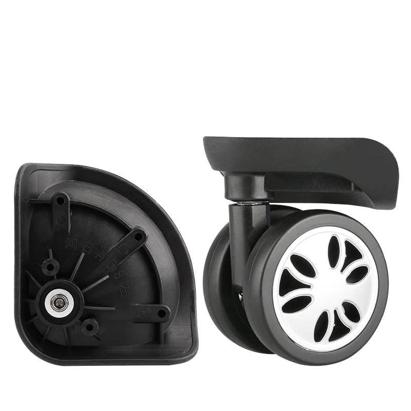 2PCS Luggage Silent Wheels Replacement Casters Silent Durable Wear-Resistant Suitable for Trolley Travel Bag Easy Installation