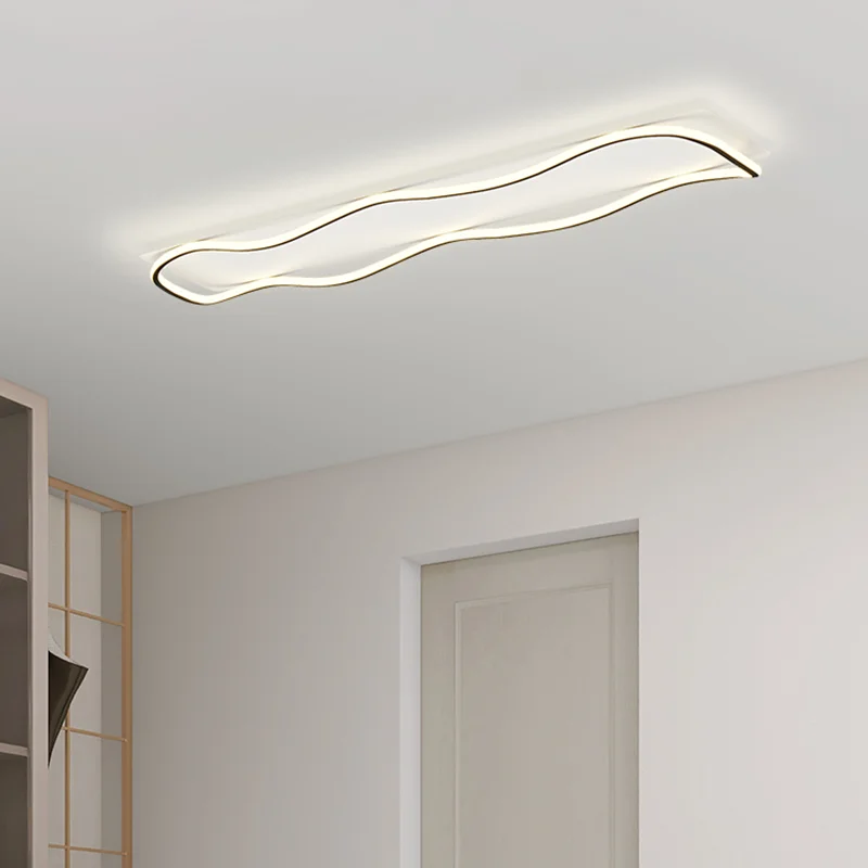 Imagem -04 - Moderna Lâmpada de Teto Led para Sala Estar Jantar Corredor Quarto Vestiário Lustre Teto Decoração Casa Luminária Brilho