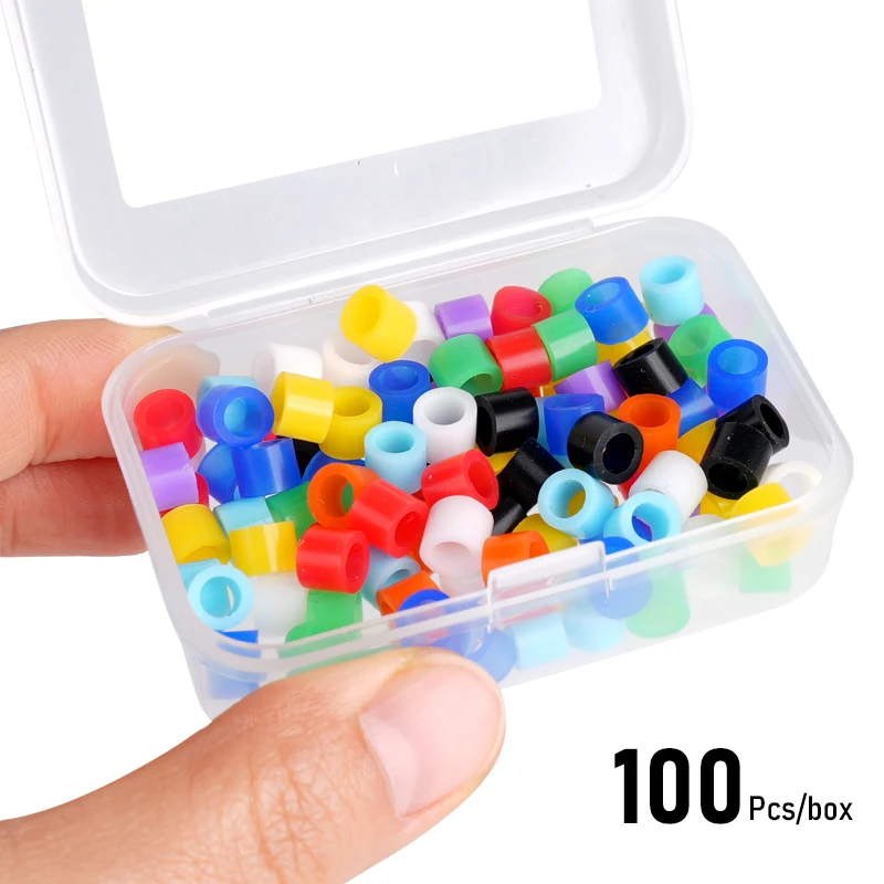 

100Pcs/Box Dental Identification Code Rings Silicone Color Instrument Coloring Code Circle Autoclavable Disinfection Oral Care