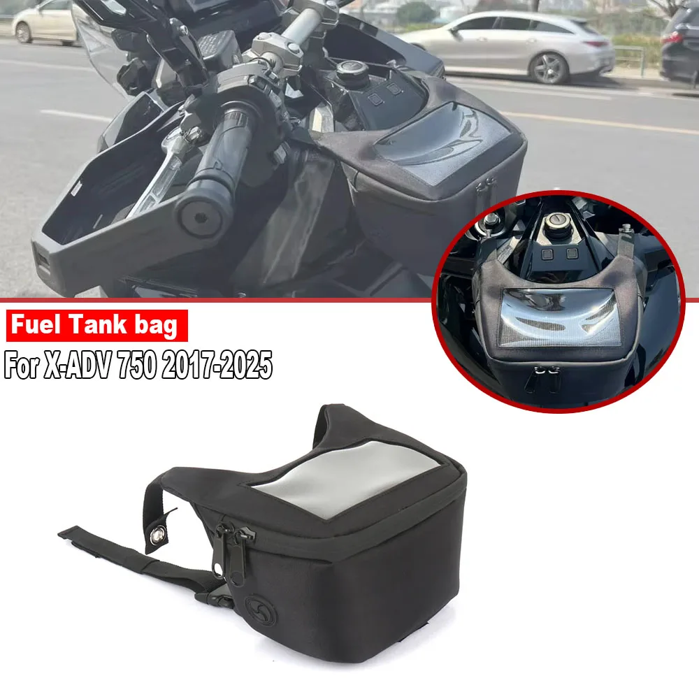 Scooter Tunnel Tank bag Motorcycle Fuel Luggage storage bag For Honda X-ADV 750 X ADV 750 2017-2025