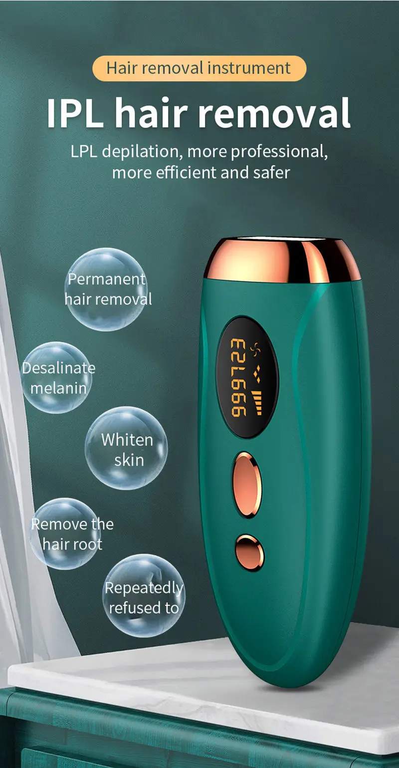 

990000 вспышек IPL лазерная эпиляция система безболезненный постоянный эпилятор для тела бикини волосы на лице с регулируемой энергией