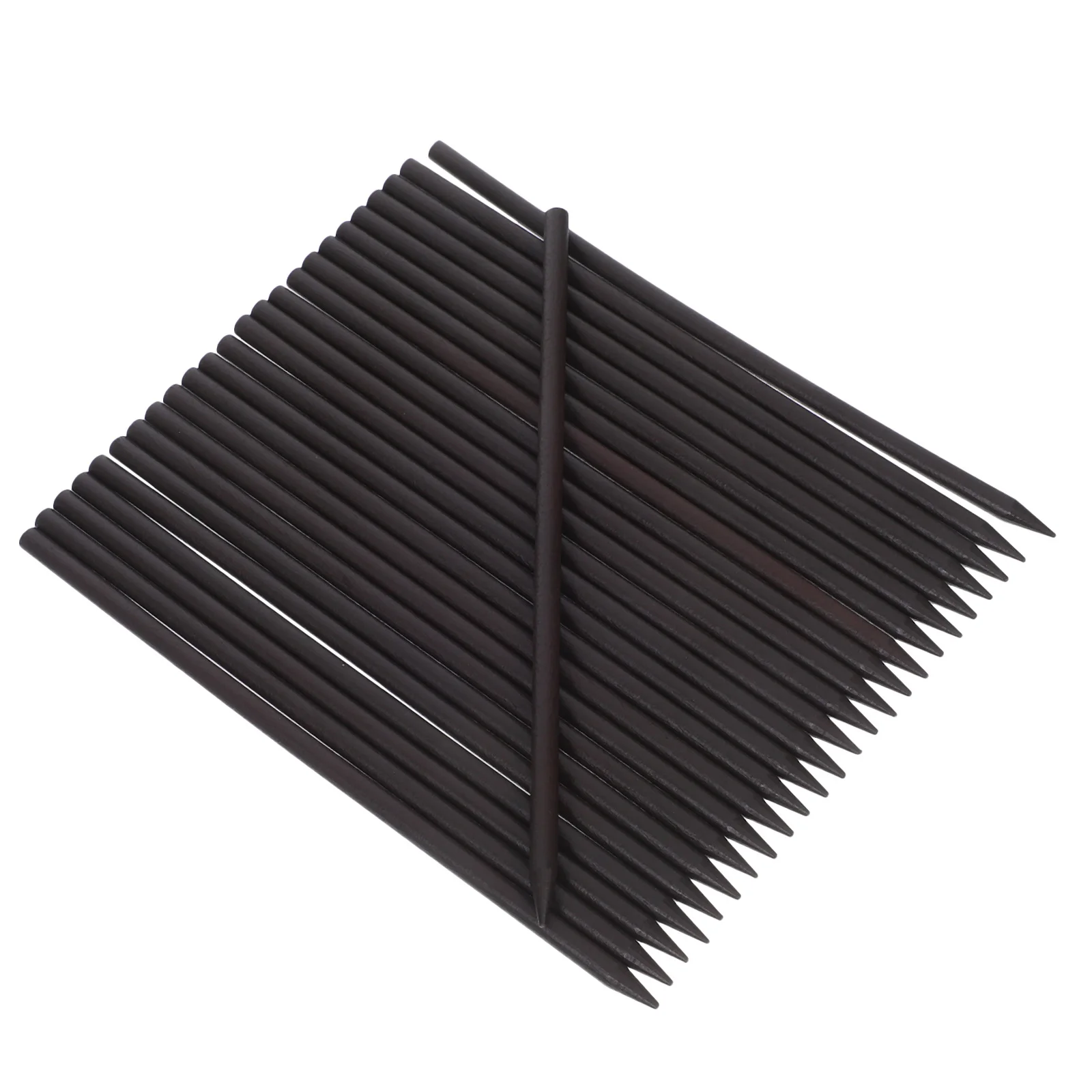 

25pcs Wooden Simple Style Hairpin Pencil Modeling Simple Style Hair Decor For Woman Girl Daily Headwear Wedding Party Use