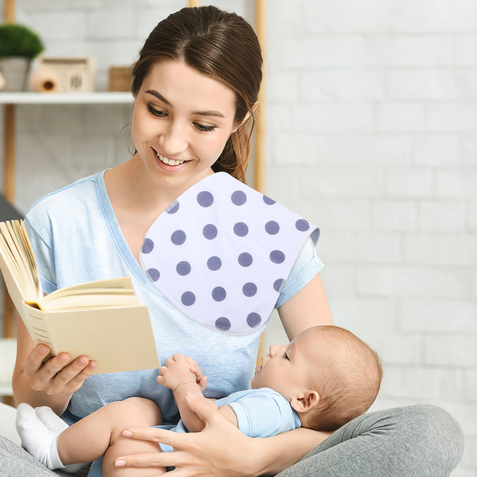 Chiffons à roter pour bébé, 3 pièces, serviettes en coton à séchage rapide pour nourrissons, Absorption de la sueur, facile à transporter, soins infirmiers essentiels, cadeau pour nouvelle maman