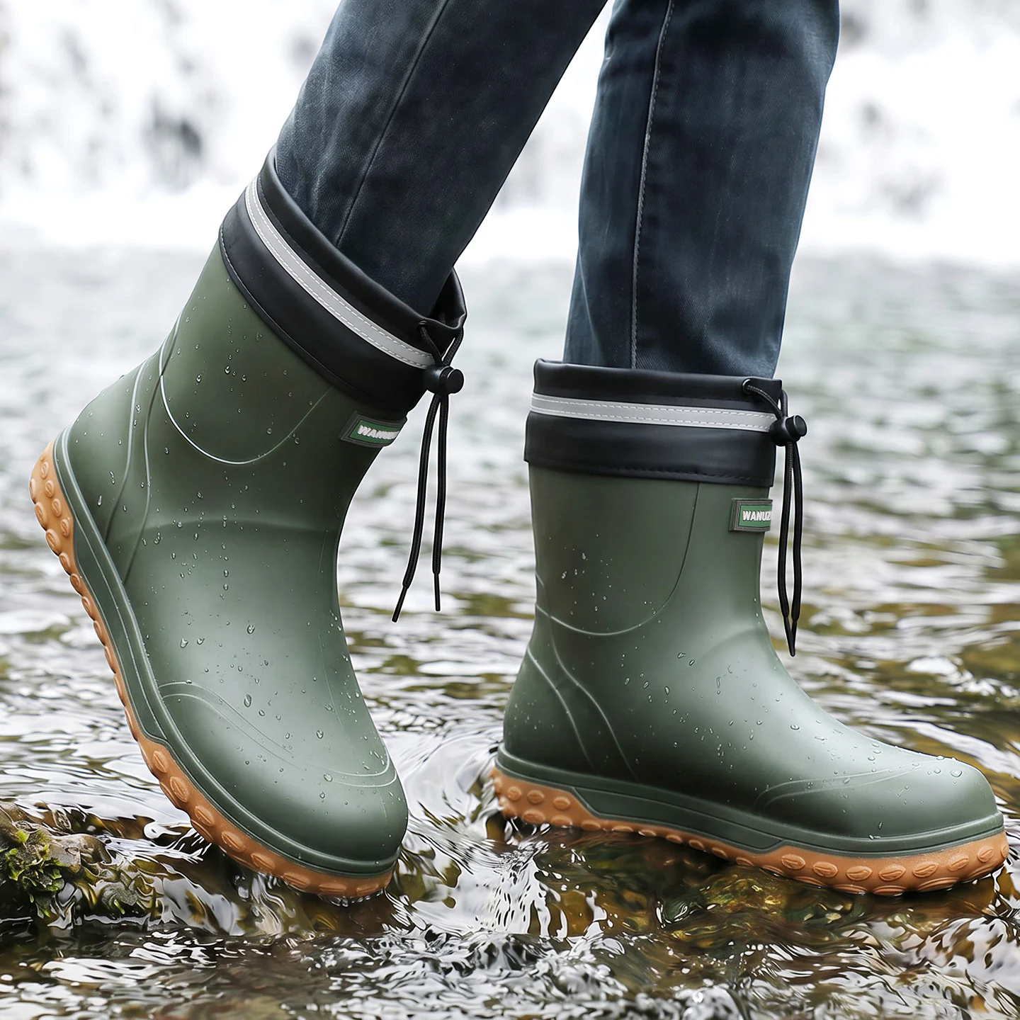 Sepatu Bot Hujan Khusus Pemanc - Fishing Boots ulasan dan harga