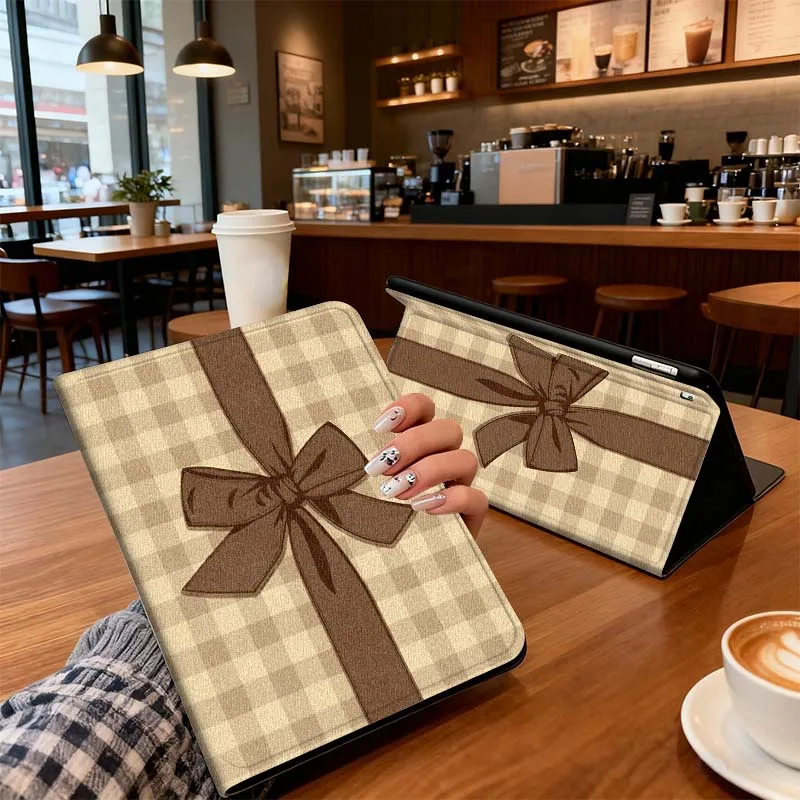 

Vintage Bowknot Pattern For Xiaomi Mi Redmi Poco Pad 2 4 5 7S 6S 6 7 8 Max Plus Ultra SE Pro K 2025 Tablet Case