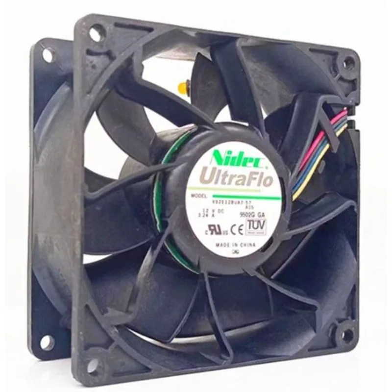 New Cooler Fan for Nidec V92E12BUA7 07/57 12V 3.24A 9238 9.2 Cooling Fan 92 * 92* 38MM