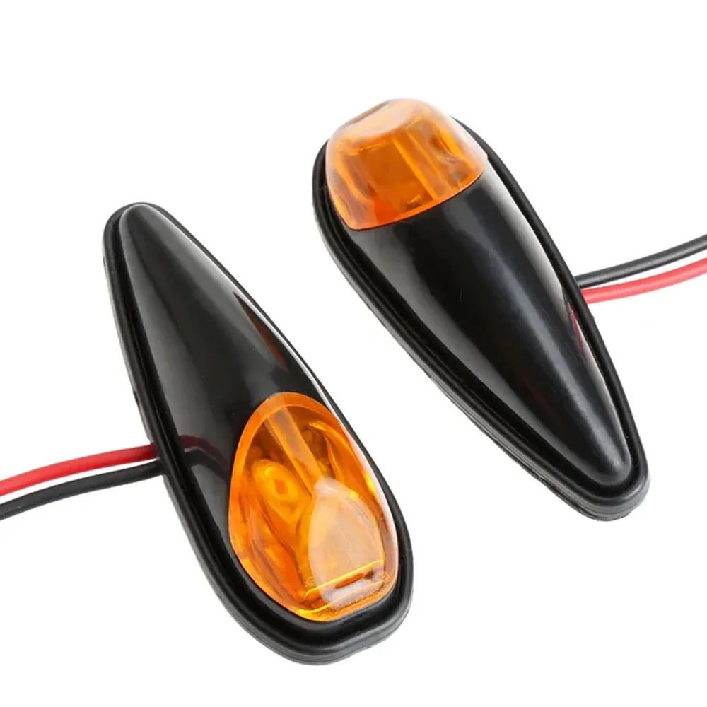 

2Pcs 12V Motorcycle Turn Signal Lights Side Mirror Indicator Blinker Flash Motor LED Lamp Universal For Honda Yamaha