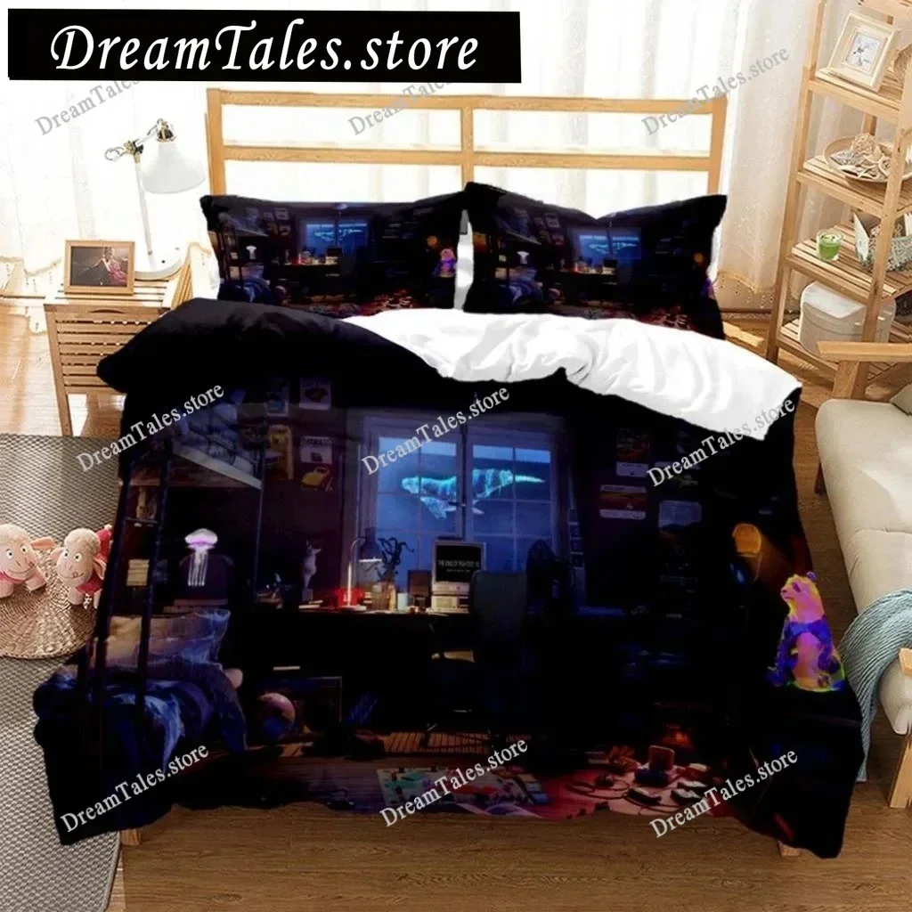 

Fashionable Cartoon Printed Bedding Set Soft and Comfortable Customizable Comforter Bedding Sets Fashion Gift for Friends741