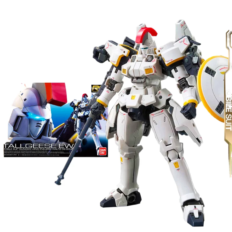 100% BANDAI Original 1/144 RG Tallgeese EW Gundam Wing Gunpla Model Kit Assembly/Assembling Anime Action Figure