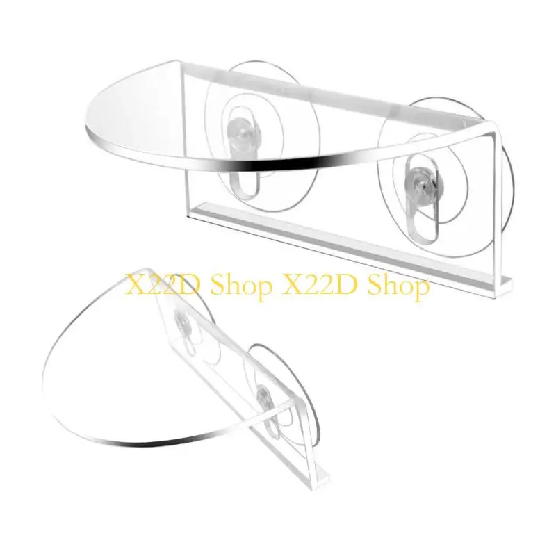 

X22D акриловая подставка для растений на подоконнике, прочная полка для растений на присоске с опорными кронштейнами для горшков