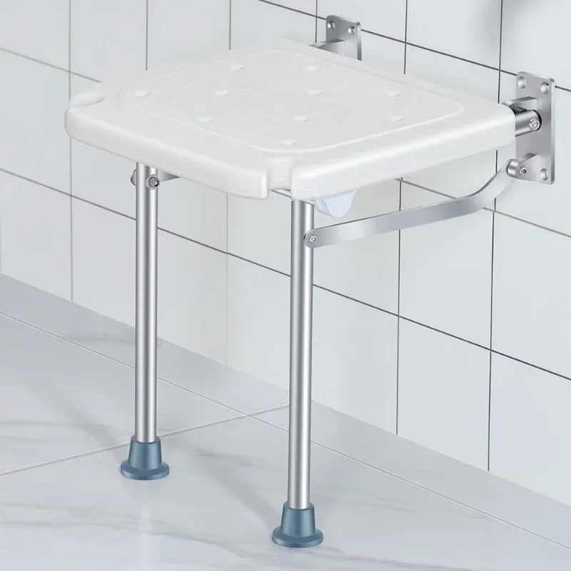 Cross-border Bath Chair Folding Bath Stool Bathroom Stool Wall-mounted Space-saving Elderly Pregnant Women Sanitary Shower Chair