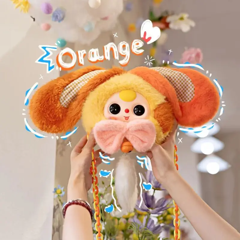 

Baby Three Cute Lucky Bunny Zipper Bag Series Vinyl Plush Blind Box Cute Coin Purse Trend Toy Mystery Box Girl Surprise Gift