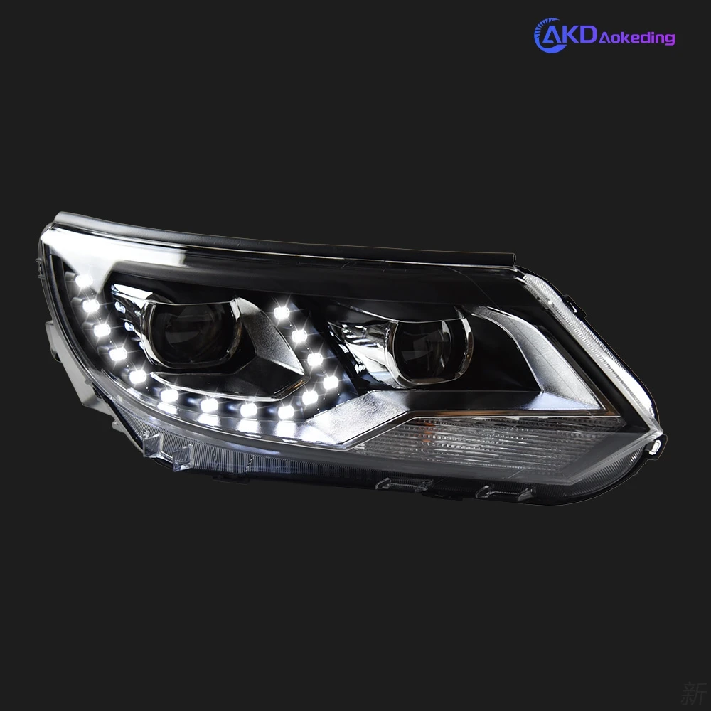 AKD Car Styling for VW Tiguan Headlights 2013-2016 Tiguan LED Headlight DRL Hid Head Lamp Angel Eye Bi Xenon Beam Accessories