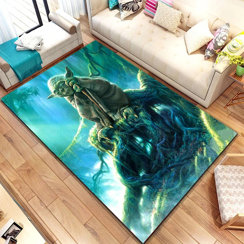 Disney Yoda Baby Non-slip Large Area Rug 3D Carpet for Living Room Kids Bedroom Sofa Doormat Home Decor Children Floor Mats Gift