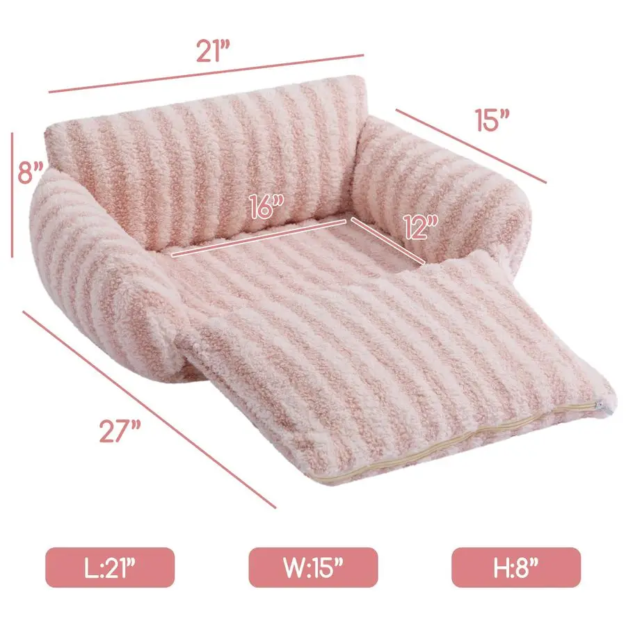 Double-Layer Plush Cat & Dog Bed 3