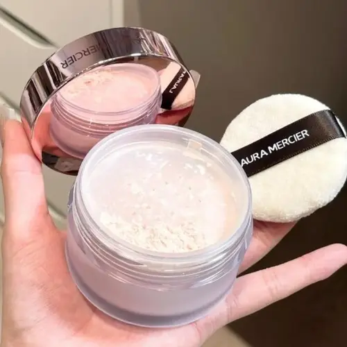 Imagen 2 del producto Paquete de maquillaje de textura fina, polvo de ajuste de Control de aceite translúcido, colorete en polvo, maquillaje facial impecable de larga duración