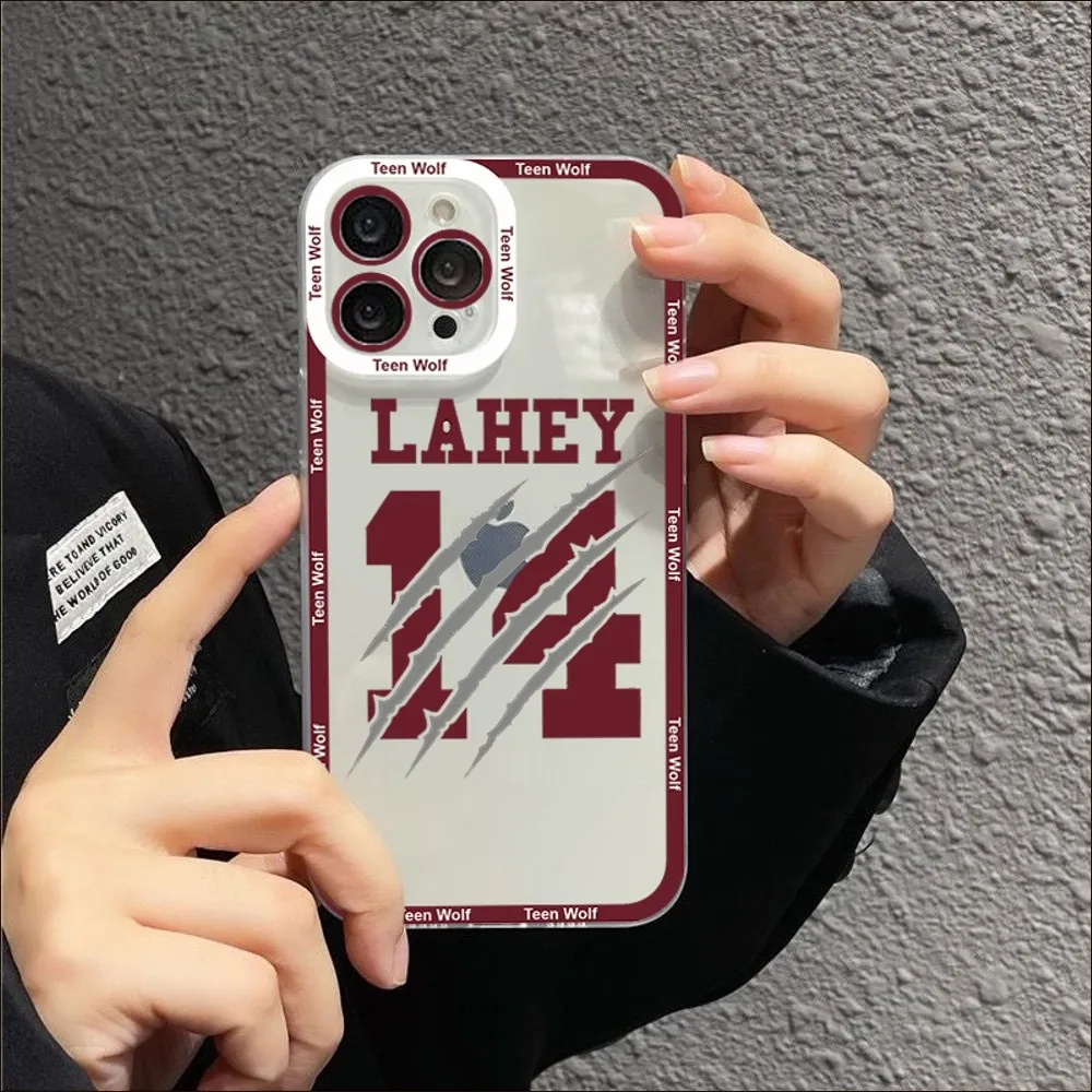 Teen Wolf TV Show Phone Case For iPhone 14 13 12 11 Pro Max Mini X Xs XR 6 7 8 Plus SE 2020 Transparent Case