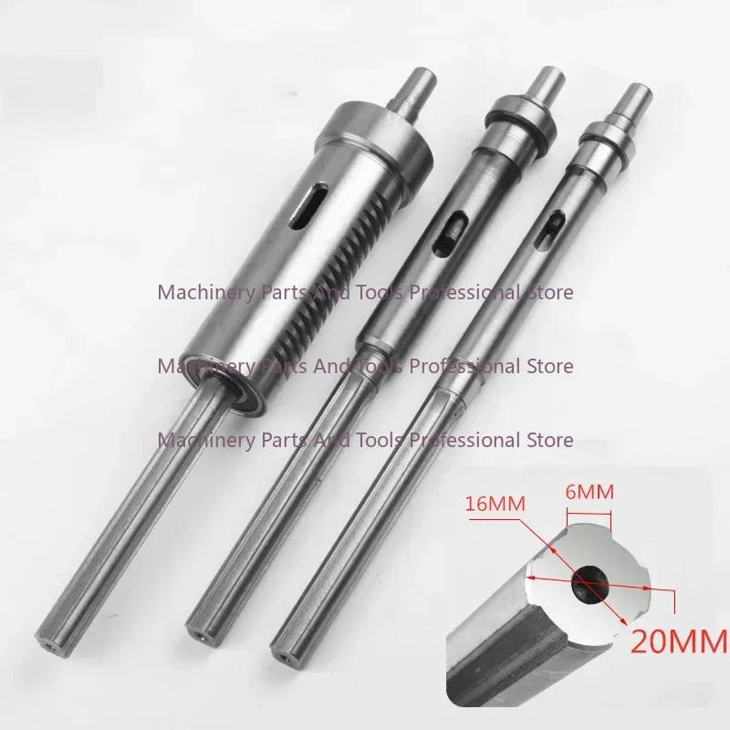 Bench Drill Parts Main Shaft ，Drive Shaft Spline Sleeve Gear Shaft Pulley Drilling Machine Accessories ZQ4120