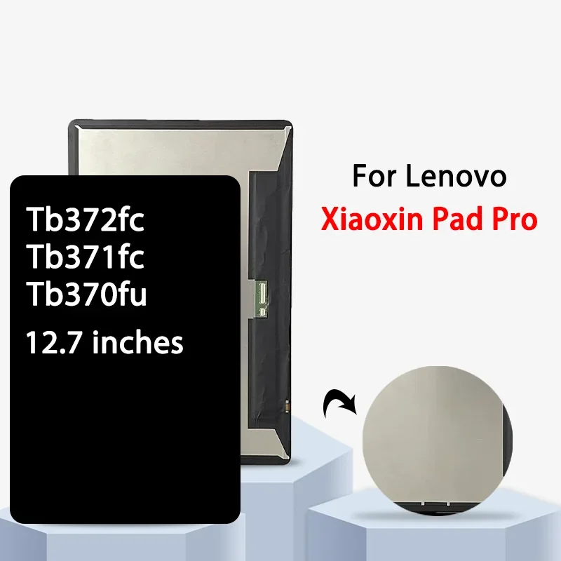 

12,7-дюймовый новый для Lenovo Xiaoxin Pad Pro TB370 TB372FC TB371FC TB370FU ЖК-дисплей с цифровым преобразователем сенсорного экрана в сборе