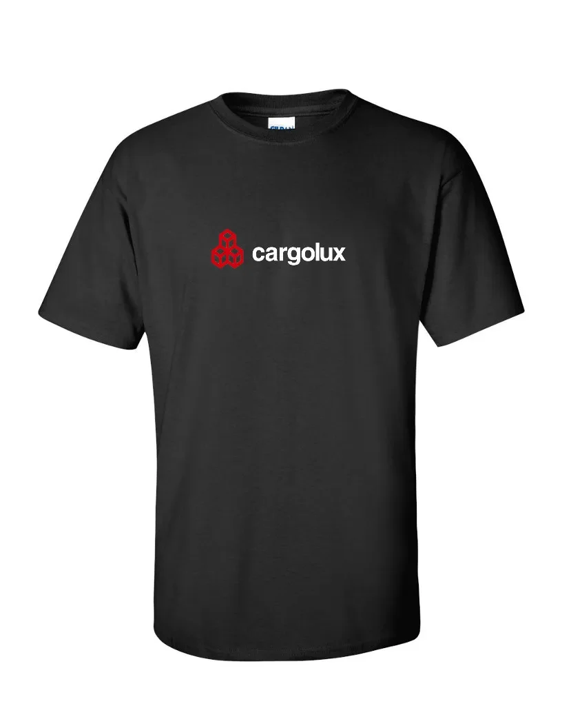 Camiseta con Logo genial de Cargolux, camiseta de aviación negra y roja de la aerolínea Luxemburgo