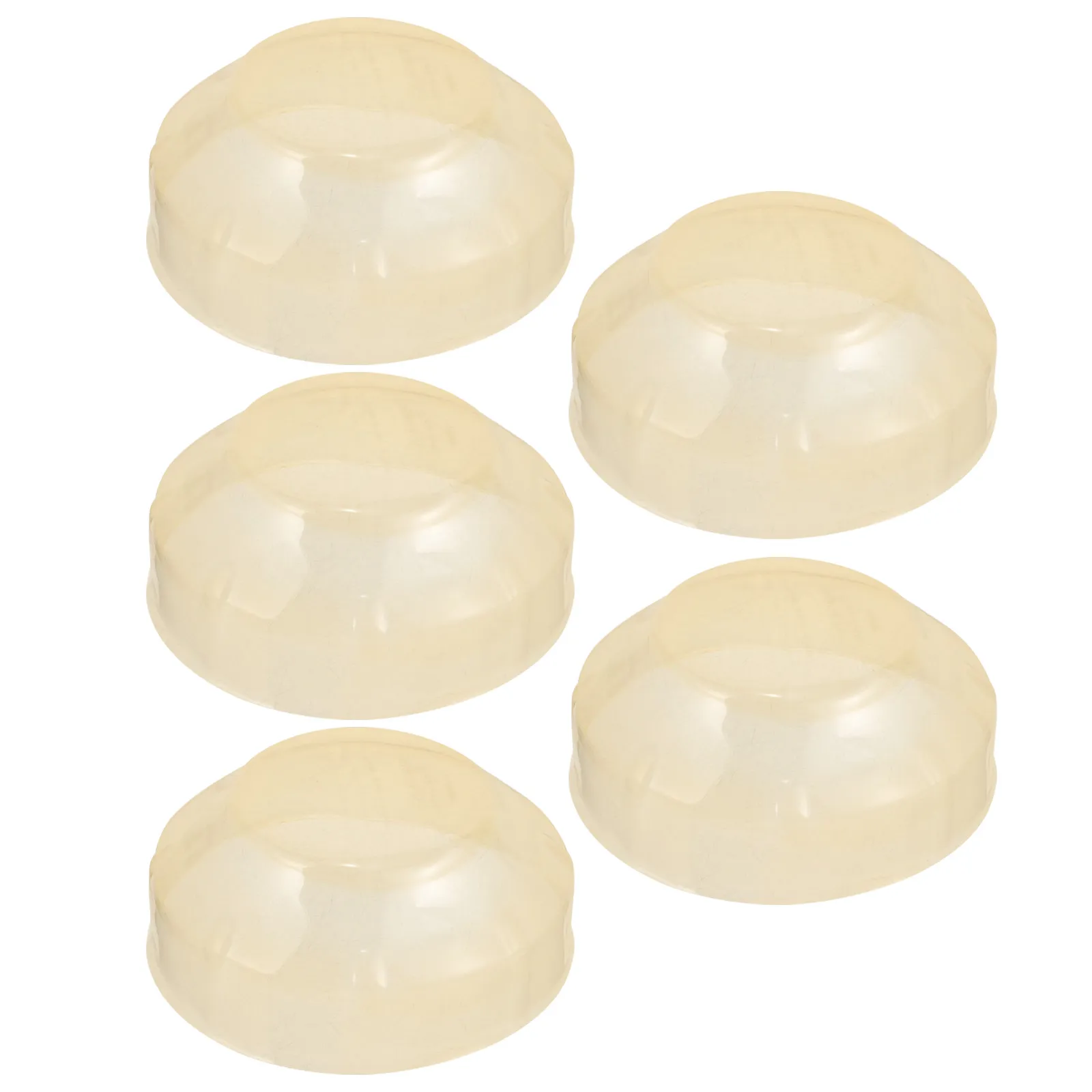 5Pcs Smoke Cover Plastic Protector Easy Install Household Fire Alarm Protective Covers for Cooking Construction Use