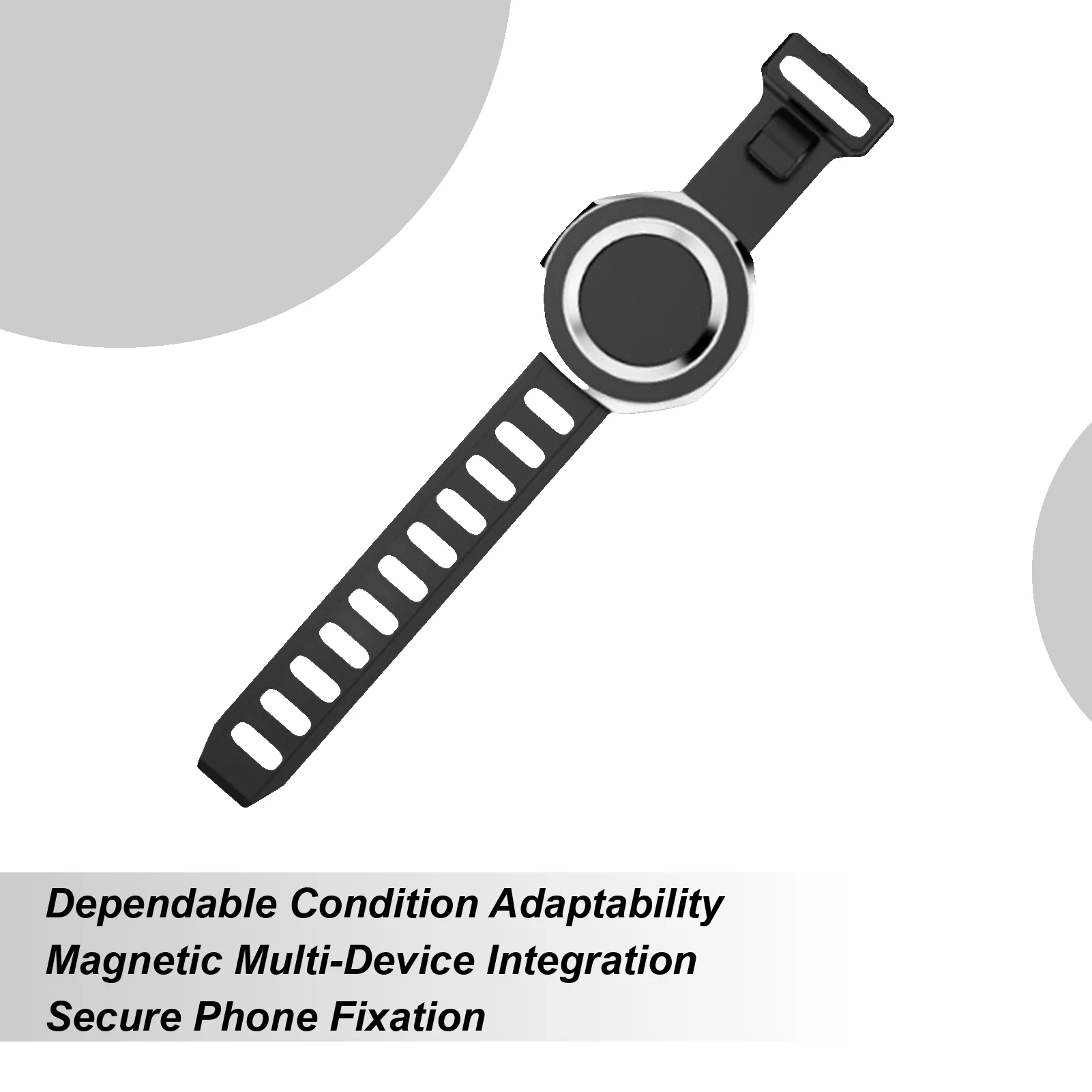 

Наручный держатель для телефона для бега, вращающийся на 360 градусов магнитный браслет, держатель для телефона, крепление для смартфона, спортивная прогулка