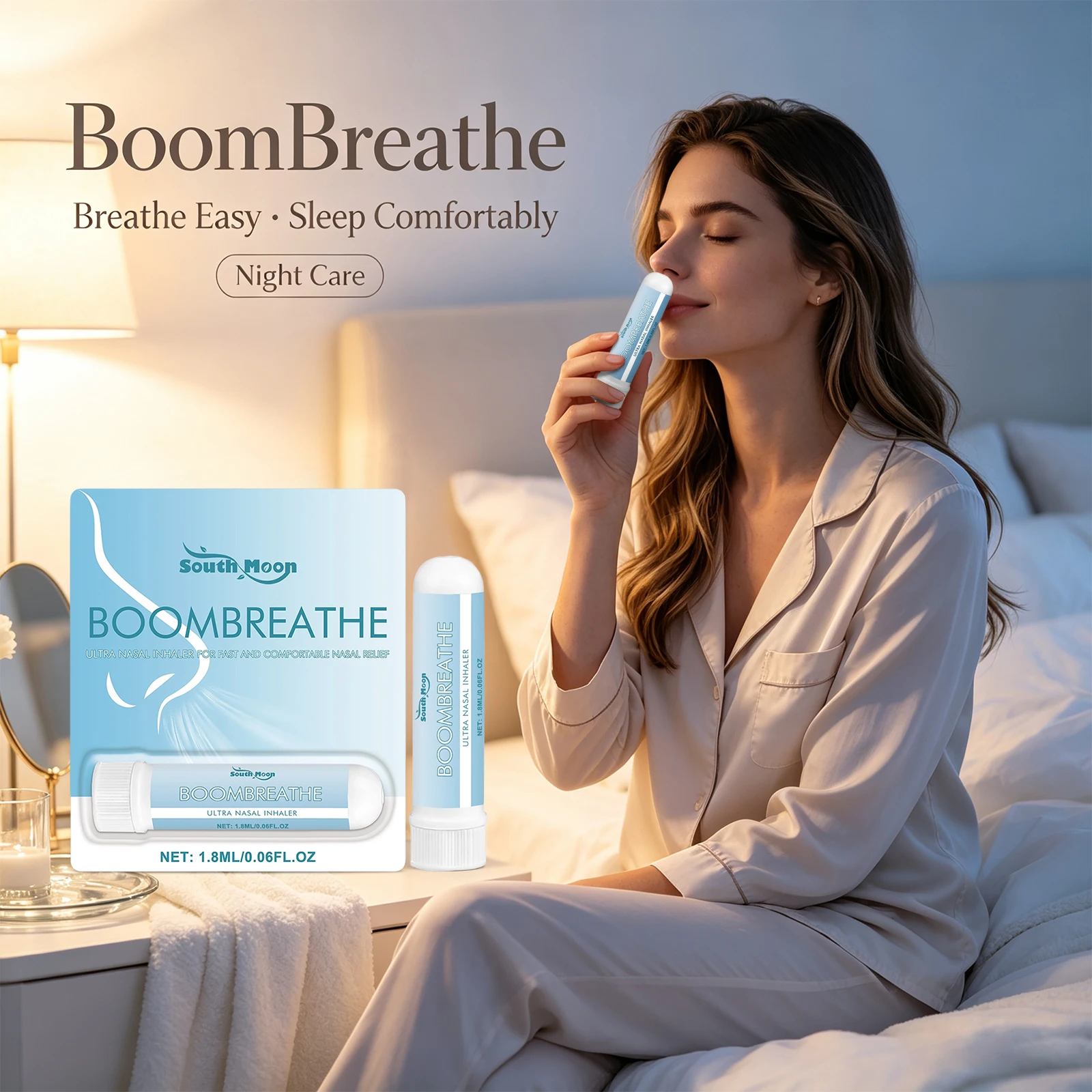 Herbal Soothing Nasal Inhaler Improve Discomfort Long Lasting Refreshing Reduce Nasal Stuffiness Ease Dry Nose Soothe Fatigue