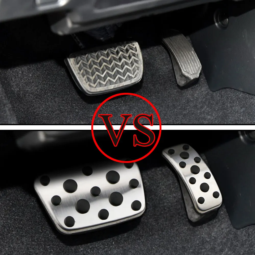 Car Gas Accelerator Brake Pedal Cover for Toyota Camry Highlander Land Cruiser Fortuner for Lexus ES RX IS LS LX CT200H AT