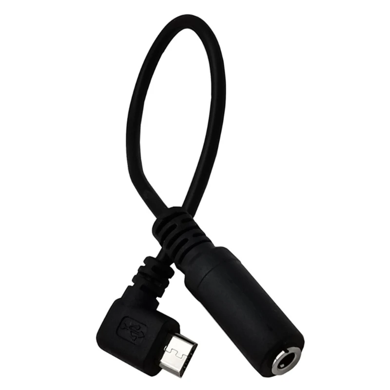 

Разъем Micro USB для наушников 3,5 мм, адаптер для наушников, аудиокабель 15 см