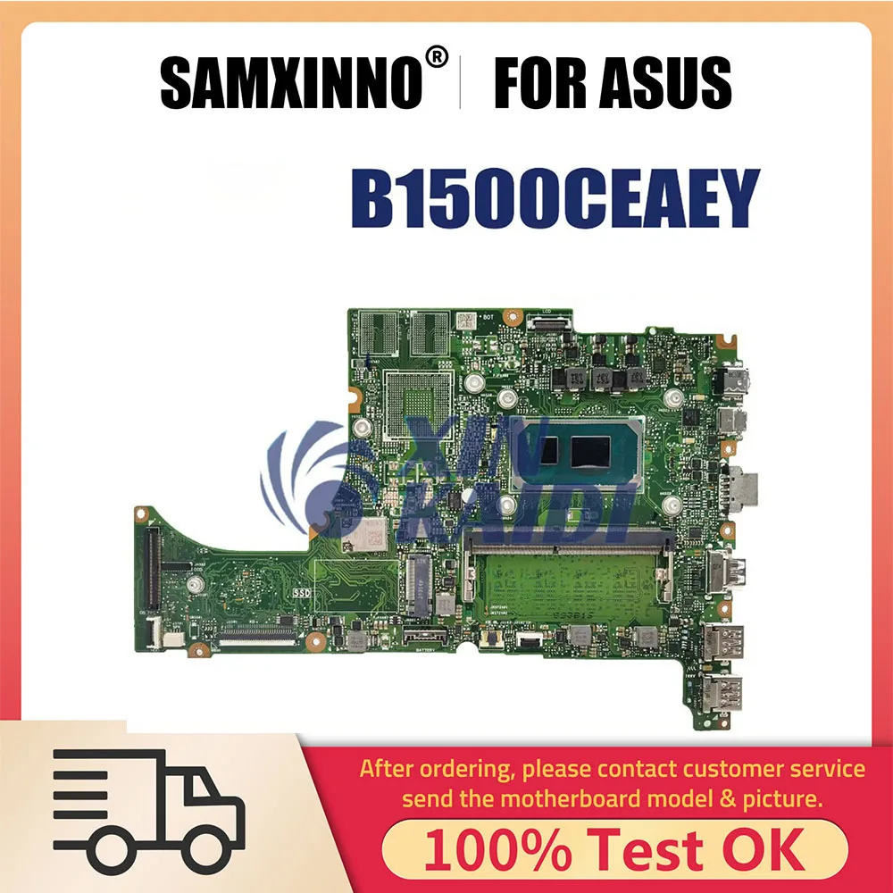 

Laptop Mainboard For ASUS B1500CEAEY B1500CEAE B1500C B1400C L1500C B1500CEAE Motherboard Wtih i3 i5 i7 11th Gen CPU 8G 16G RAM