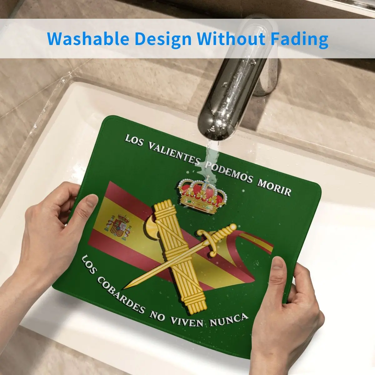 الحرس الاسباني المدنية اسبانيا العلم ماوس الوسادة الكمبيوتر لوحة المفاتيح ماوس حصيرة الألعاب الكمبيوتر المحمول حصيرة مكتبية مكتب الملحقات الجدول الحصير