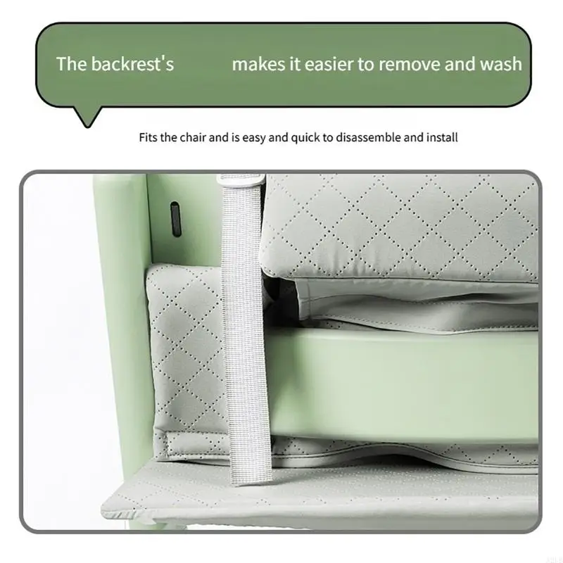 Child Pad Set For Chair Pillow Baby Feeding Chair Cover Soft Breathable Fabric Comfortable & Secure Suitable Infant A2UB