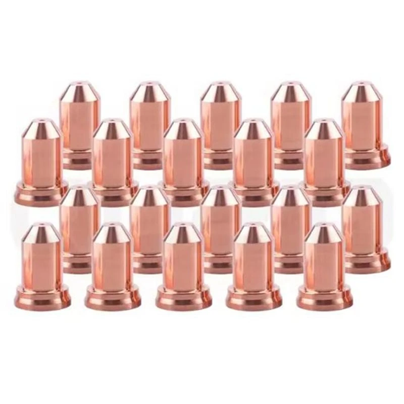 AS63-PT80 Plasma Cutter Torch Nozzles(1.0Mm 1/1.1Mm 1.2Mm/1.3Mm) 20PCS Consumables Kit