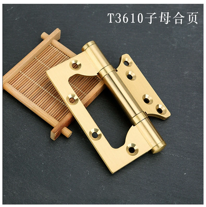 Picture 6: 2Pcs Solid Brass Copper Mini Hinge Furniture Hardware Fitting for Miniature Jewelry Box Solid Brass Miniature Hinges