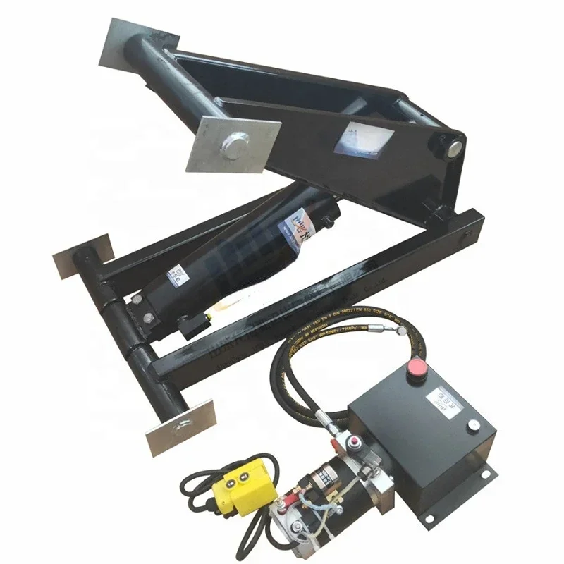 Manufacturers 10 Ton Hydraulic Scissor Hoist Kit for dump truck or trailer