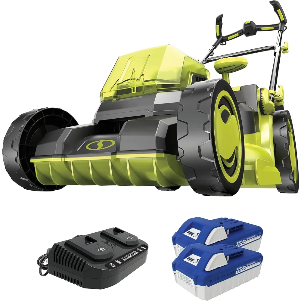 

24V-X2-16LM 48-Volt IONMAX Cordless Brushless Lawn Mower Kit, W/ 4.0-Ah Battery + Dual Port Charger & 12-Gallon