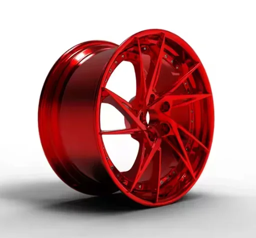 Custom Concave Design red wheel 18 19 20 21 22 Inch Forged Aluminum Wheel RIMS Alloy Passenger Car Wheels